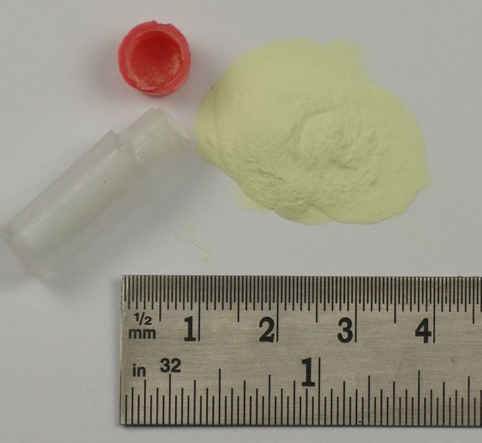 Luminous powder yellow DIY LUME DIALS & WATCH HANDS non-radioactive glow